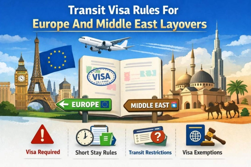 Transit Visa Rules for Europe and Middle East Layovers Explained