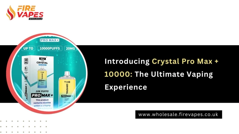 Introducing Crystal Pro Max + 10000: The Ultimate Vaping Experience