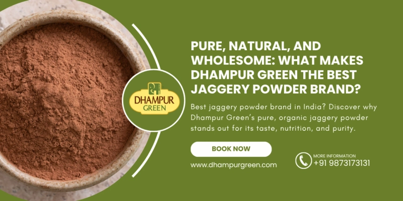 Pure, Natural, and Wholesome: What Makes Dhampur Green the Best Jaggery Powder Brand?