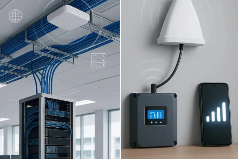 DAS Antenna Systems vs Signal Boosters: What’s the Difference?