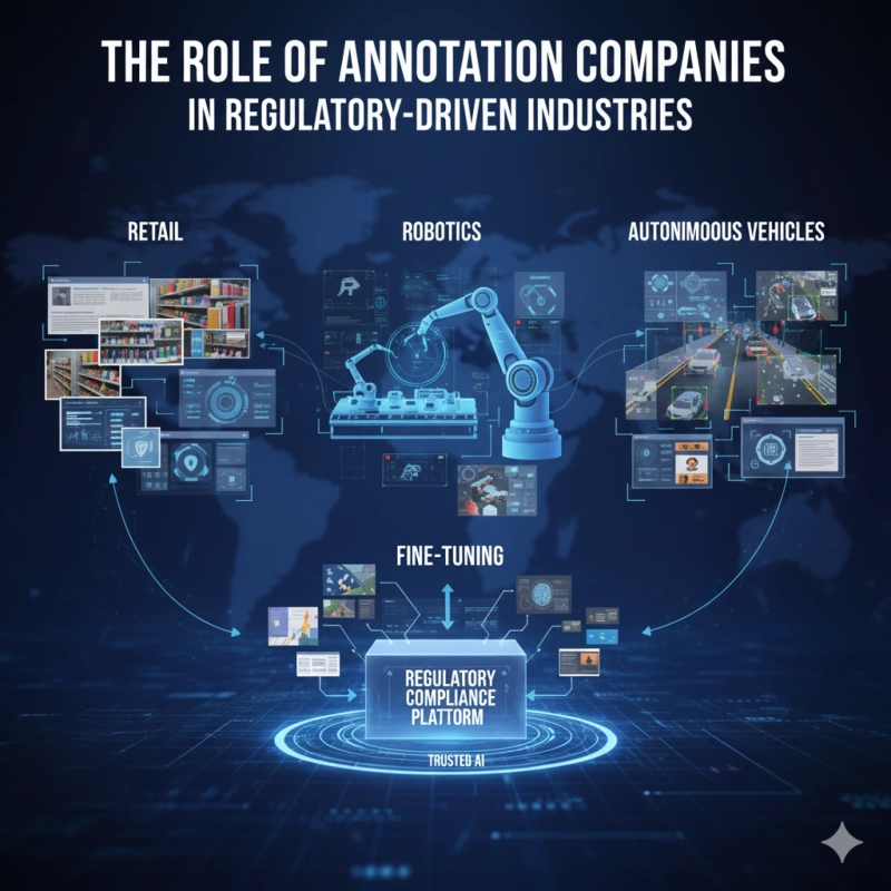 The Role of Annotation Companies in Regulatory-Driven Industries (Retail, Robotics, Autonomous Vehicles)