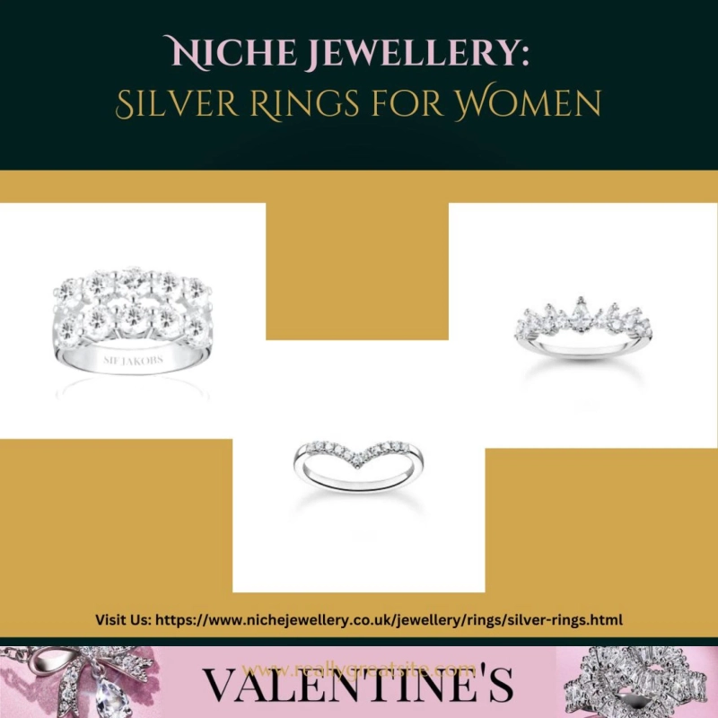 Buy silver rings for women Online from Niche Jewellery at best prices
