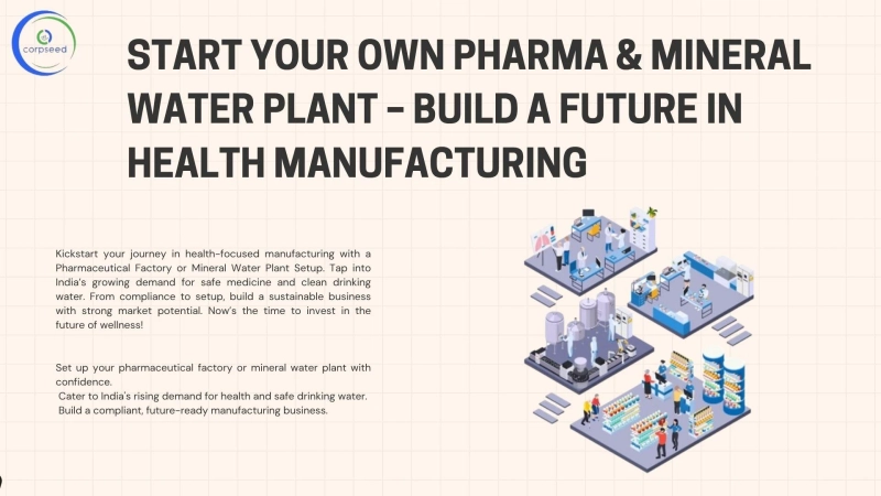 Starting a Pharmaceutical Factory & Mineral Water Plant in India: A Dual Growth Opportunity