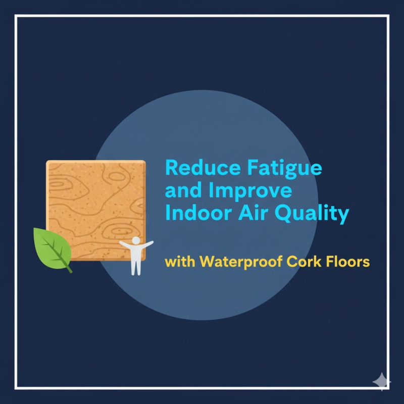 Reduce Fatigue and Improve Indoor Air Quality with Waterproof Cork Floors