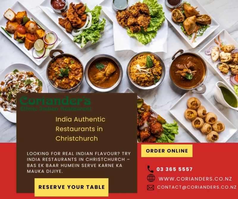 Coriander’s – One of the Top India Restaurants in Christchurch