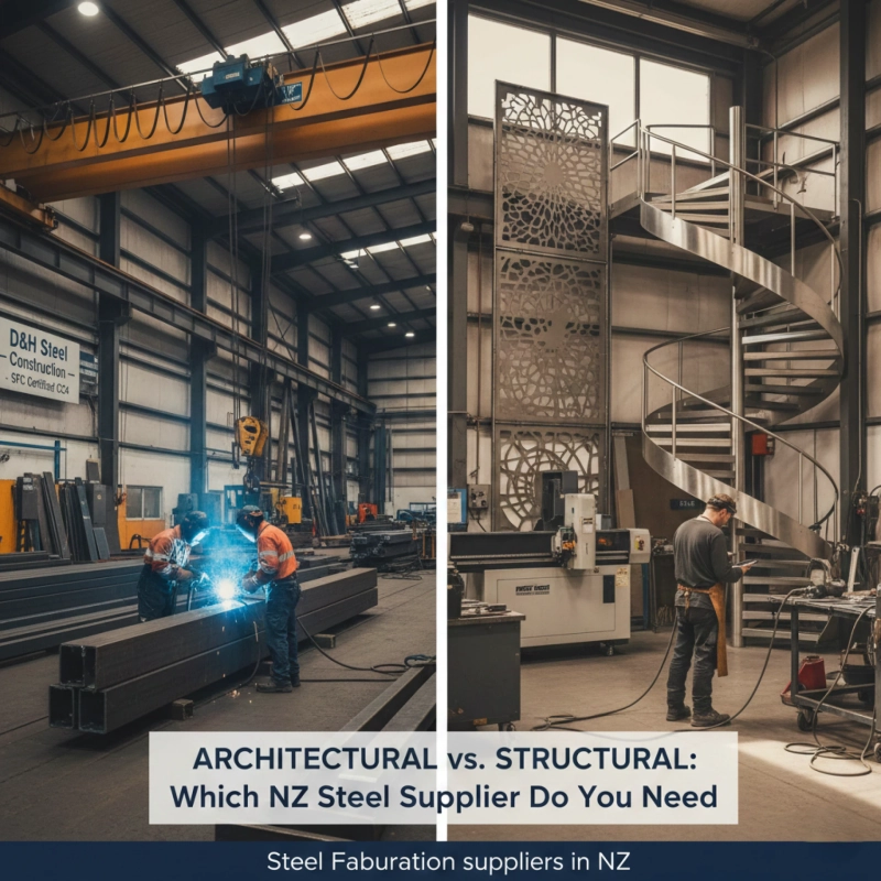 Architectural vs. Structural: Which NZ Steel Supplier Do You Need?