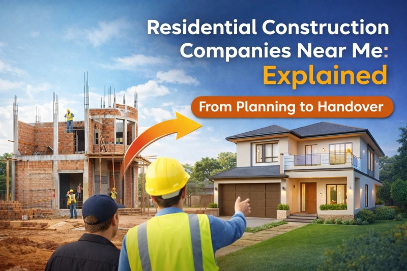 Residential Construction Companies Near Me Explained: From Planning to Handover