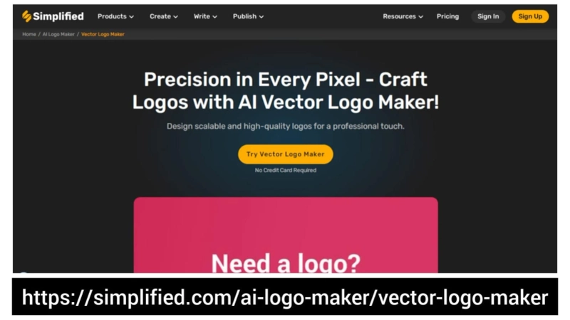 Create Professional Vector Logos with our AI Vector Logo Maker | Simplified