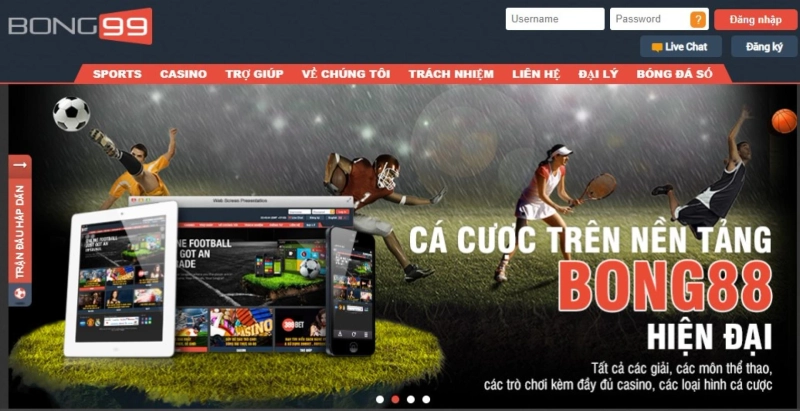Bong99 - Nhà cái cá cược uy tín 2023