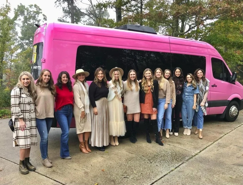 Pink Party Buses: Perfect for Birthdays, Bachelorettes, and More