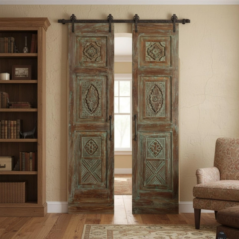 Bringing Nature Indoors: Feature Walls and Artisan Doors as Healing Element