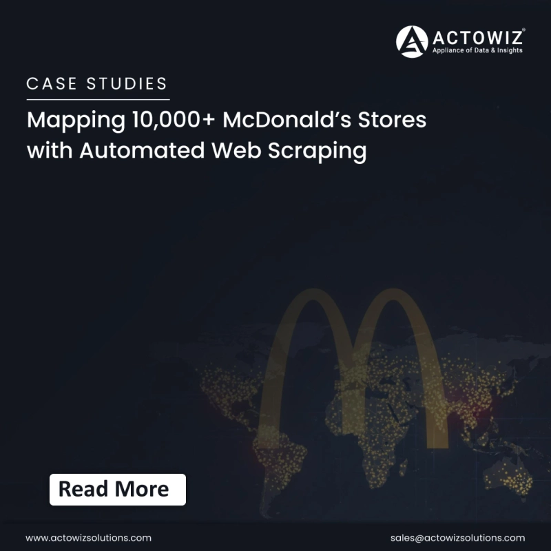 Extract McDonalds USA Store Locations Data at Scale