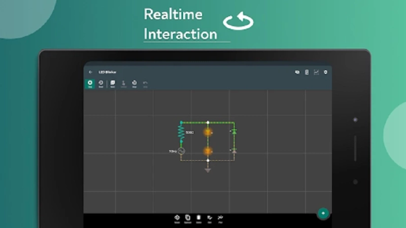 Design, simulate and learn electronics with VoltSim realtime circuit simulator