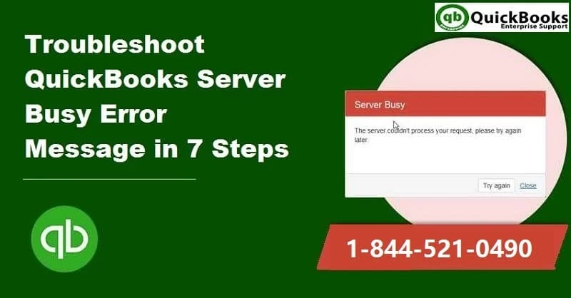 How to fix QuickBooks Server Busy Error?