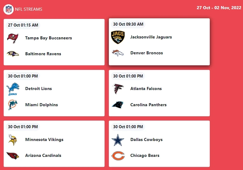 NFL STREAMS