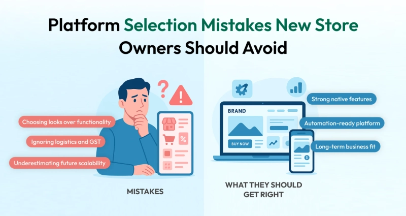 Top Mistakes First-Time Online Store Owners Make When Choosing a Platform