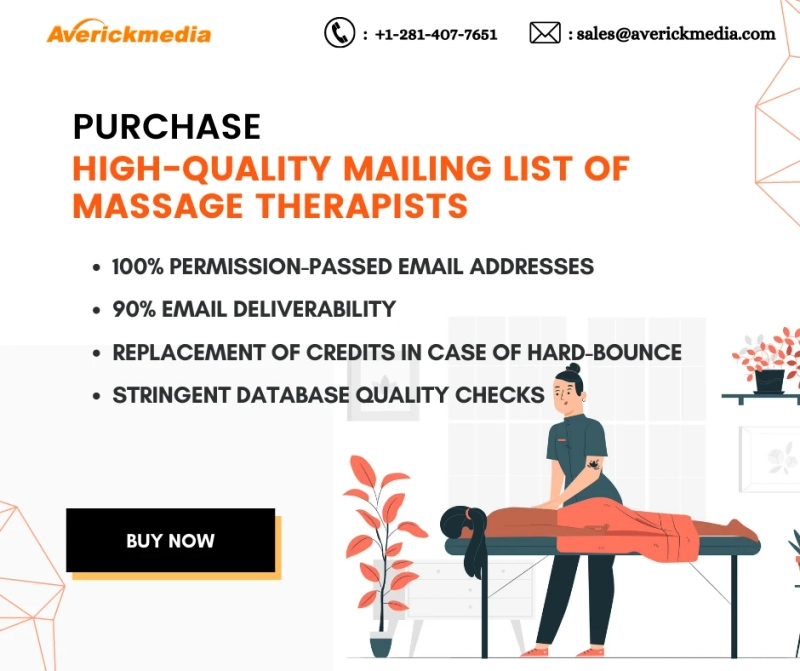 In what format do you provide the Massage Therapist Email List?