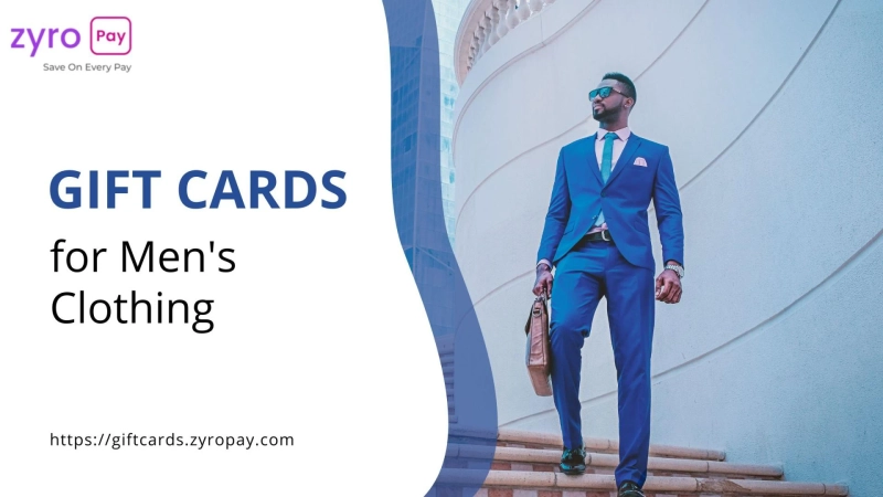 Best Gift Cards for Men's Clothing in India – Shop Fashion Online