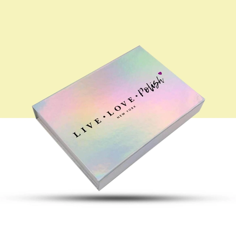 Custom Holographic Foiling Boxes by Biotech Packages