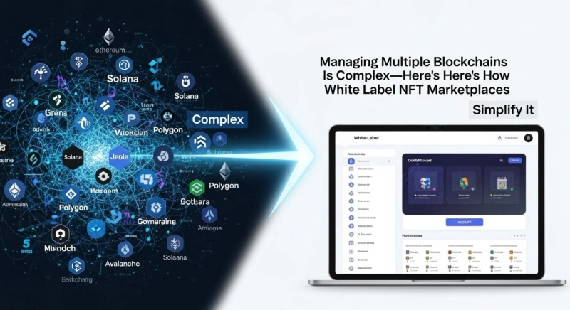 Managing Multiple Blockchains Is Complex—Here’s How White Label NFT Marketplaces Simplify It
