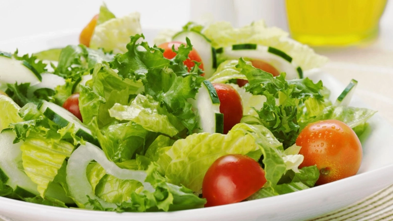 Green Leaf Lettuce Salad