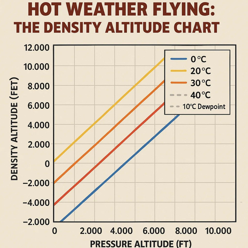 Hot Weather Flying: The Density Altitude Chart