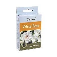 What are the Benefits of Tulasi Incense Cones White Rose?