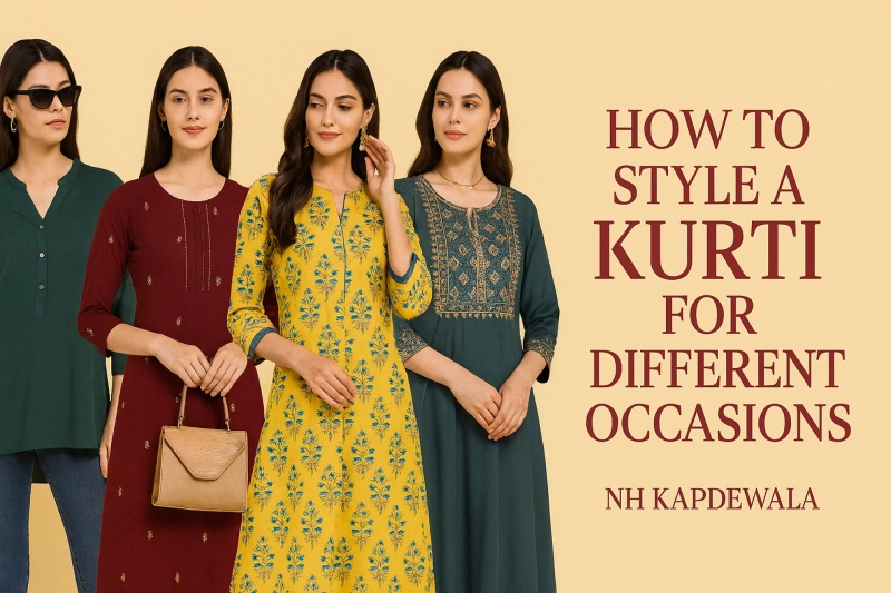 How to Style a Kurta for Different Occasions - NH Kapdewala