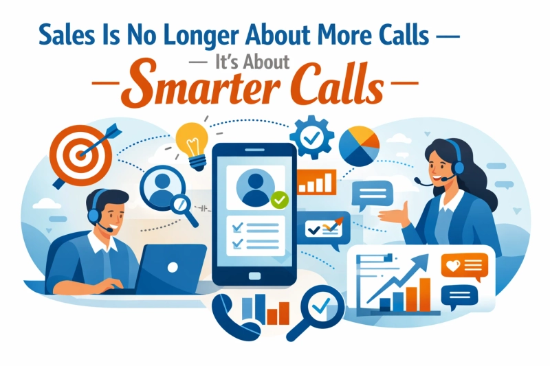 Sales Is No Longer About More Calls — It’s About Smarter Calls