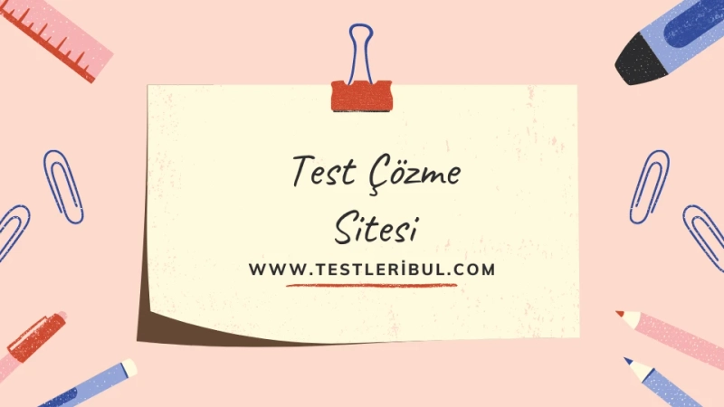 Türkçe Derslerini Test Çözerek Pekiştirin
