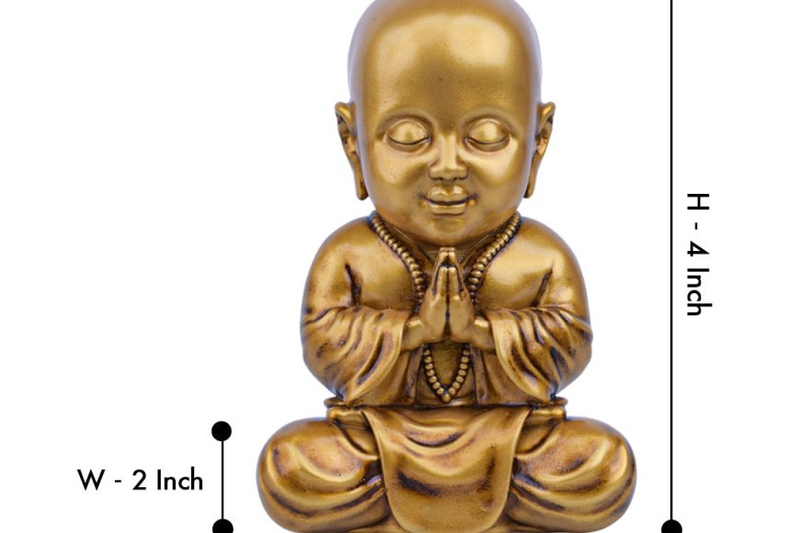 Little Monk with Closed Eyes