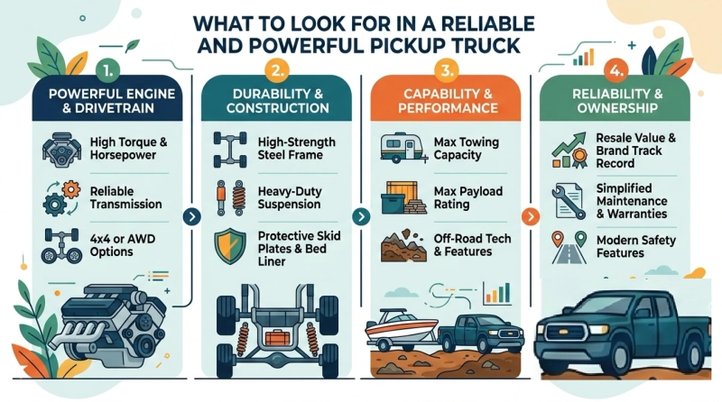 What to Look for in a Reliable and Powerful Pickup Truck