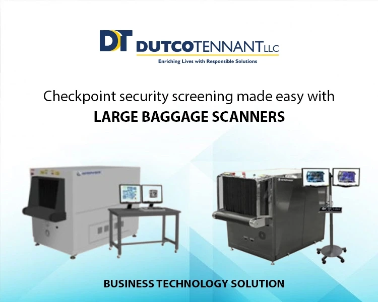 Cargo and Pallet scanners for larger boxes of goods at Checkpoint security screening