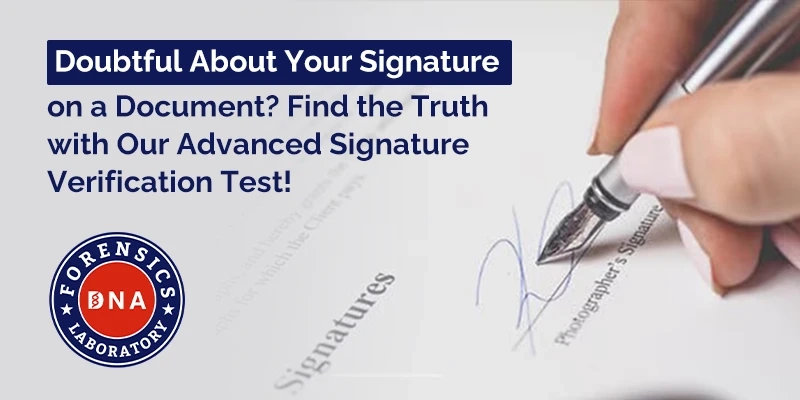 Detecting Forgery Using a Forensics Signature Verification Test