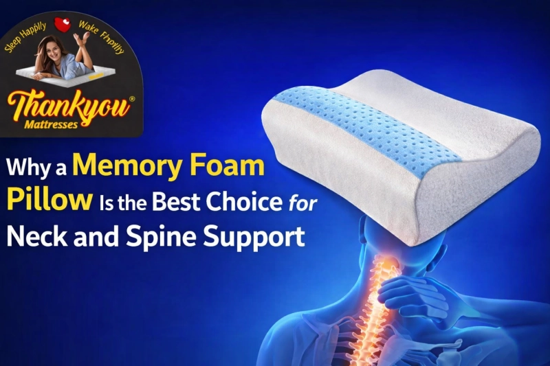Why a Memory Foam Pillow Is the Best Choice for Neck and Spine Support
