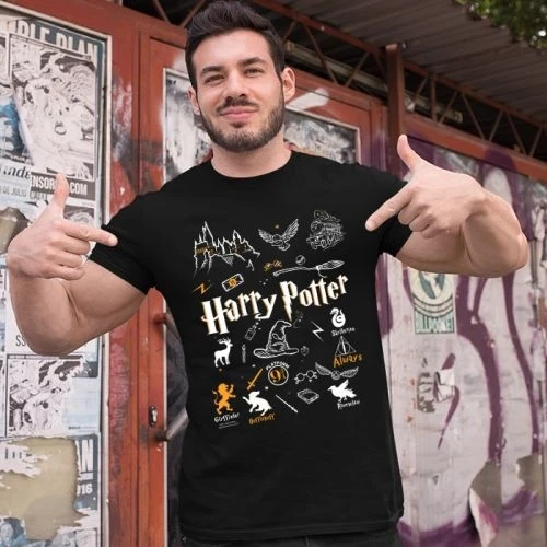 Some amazing graphics of Harry Potter T shirts available at Online sites in India