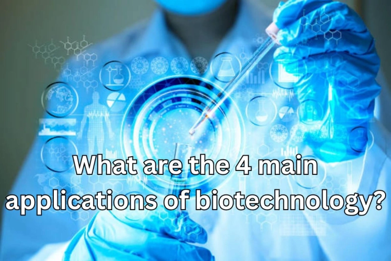 What are the 4 main applications of biotechnology?