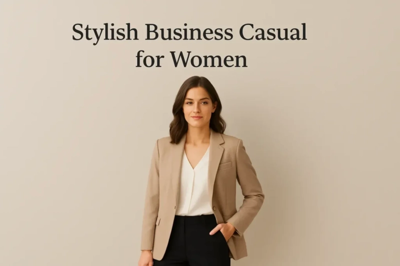 Stylish business casual women