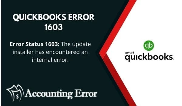 Fix QuickBooks Error 1603 : Learn Easy Steps to Resolve