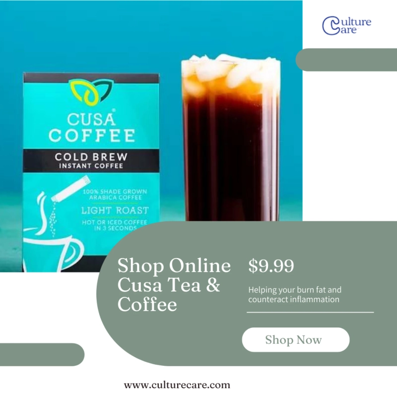 Shop Online Cusa Tea & Coffee | Culture Care