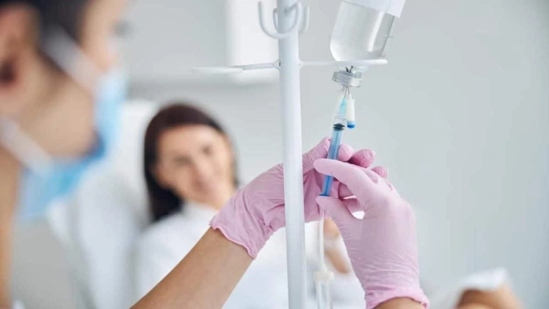 How long does an IV therapy session typically last?