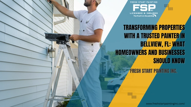 Transforming Properties with a Trusted Painter in Bellview, FL: What Homeowners and Businesses Should Know