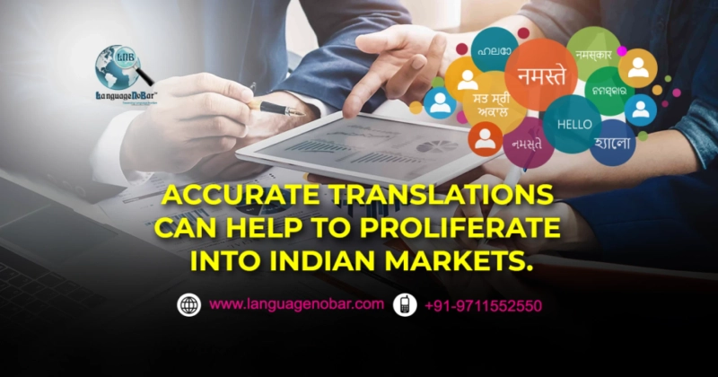 Expand Your Business In Indian Markets Through Professional Translations - LanguageNoBar