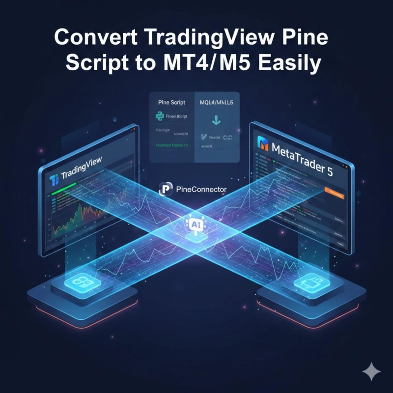 Convert TradingView Pine Script to MT4/MT5 Easily