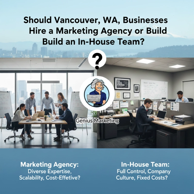 Should Vancouver, WA, Businesses Hire a Marketing Agency or Build an In-House Team?