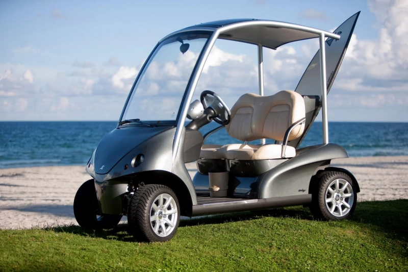 There is a type of low-speed electric vehicle known as a golf cart that is mostly used for transportation of golfers on the premises of a golf court.