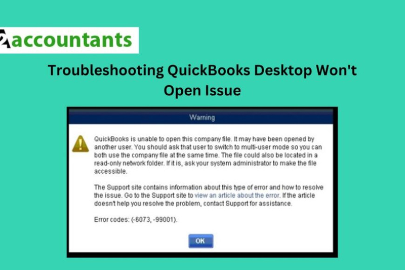 Troubleshooting QuickBooks Desktop Won't Open Issue