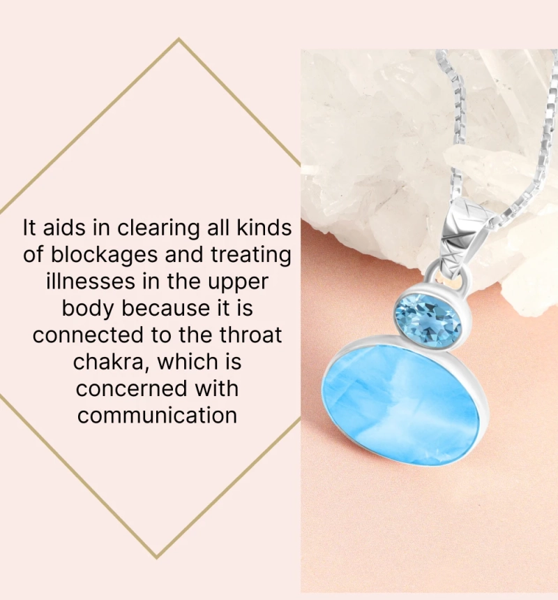 Unique Larimar Gemstone Jewelry in Fashion Trend