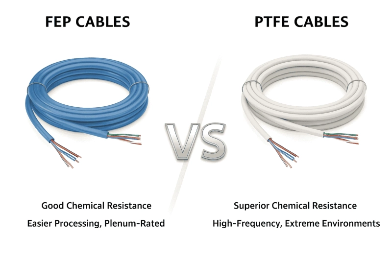 FEP vs. PTFE Cables: What’s the Difference and Which Is Better?