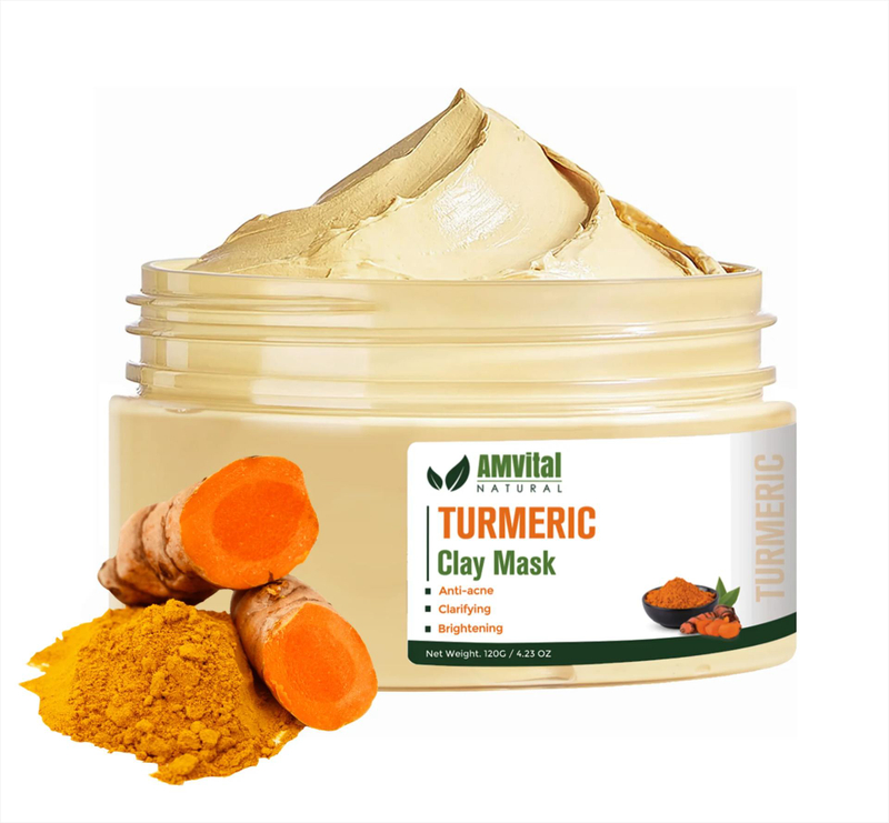 Turmeric and Clay: The Time-Tested Secrets Behind AMVital's Radiance-Boosting Mask